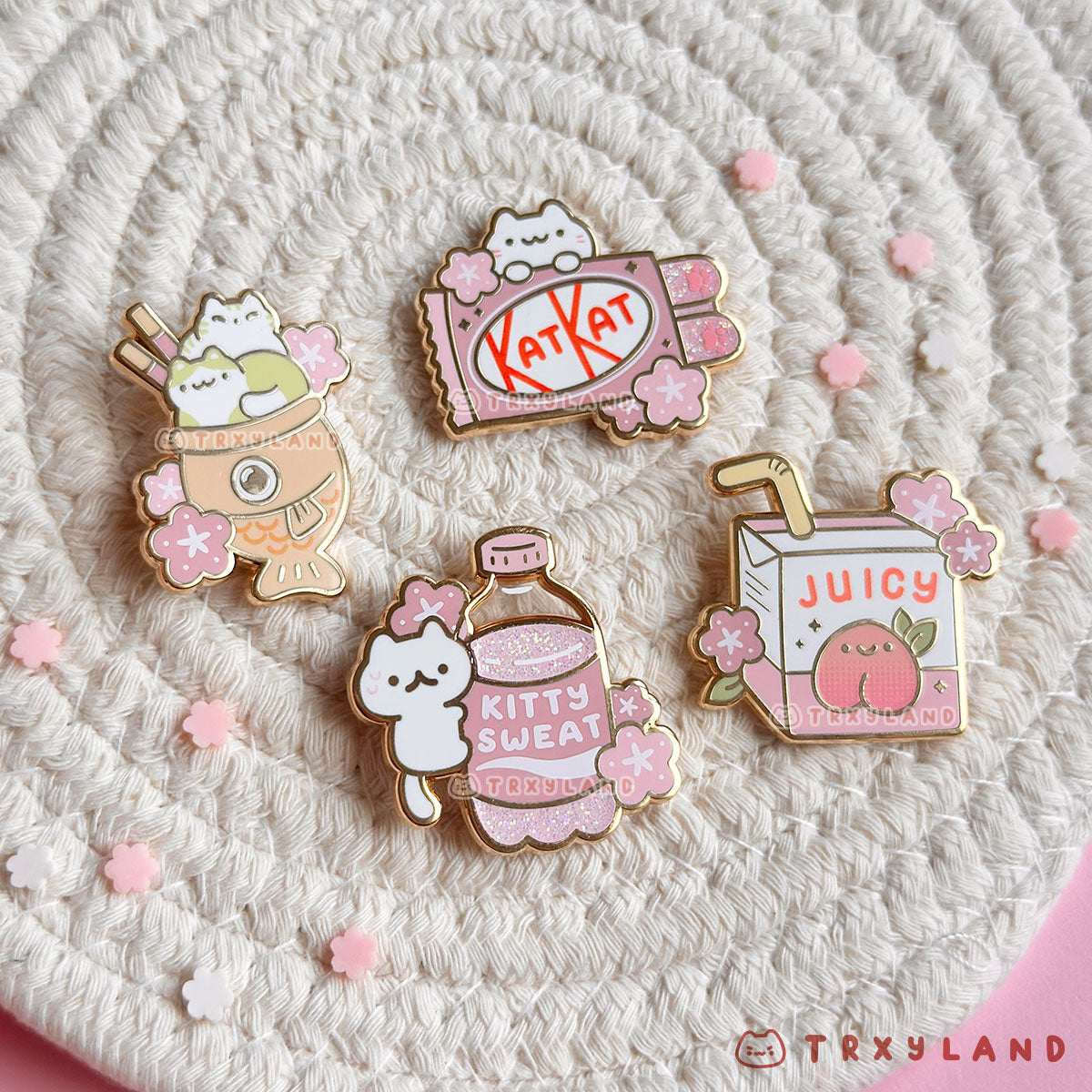 Juicy Sakura Sweets Enamel Pin