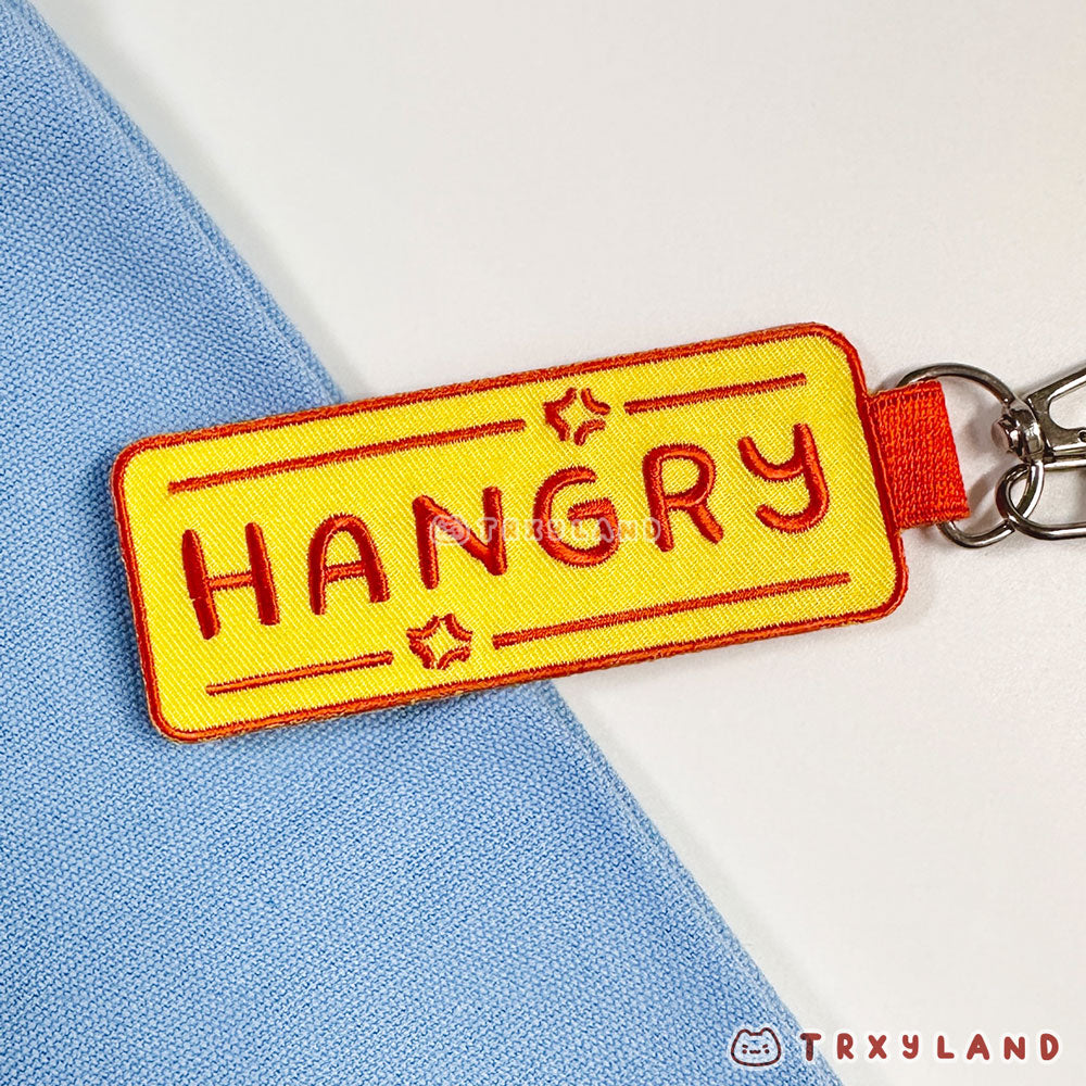HANGRY Embroidery Keyring & Charm