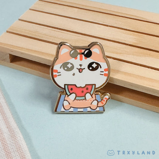 Seaside Kitty Pin