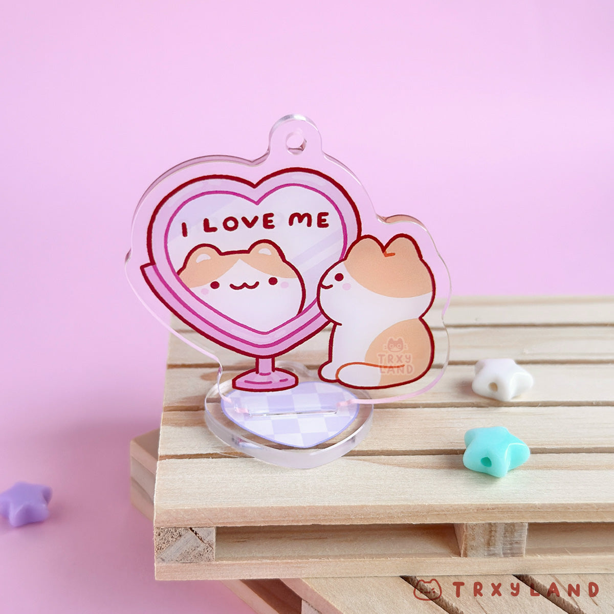 I Love Me Acrylic Charm & Standee