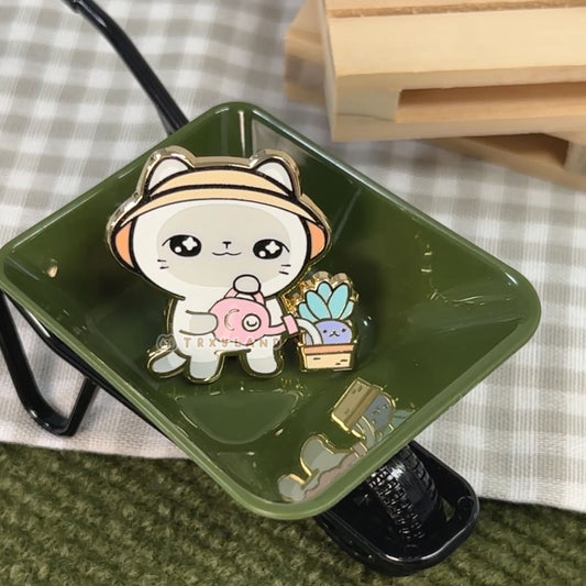 Plant Collector Kitty Pin