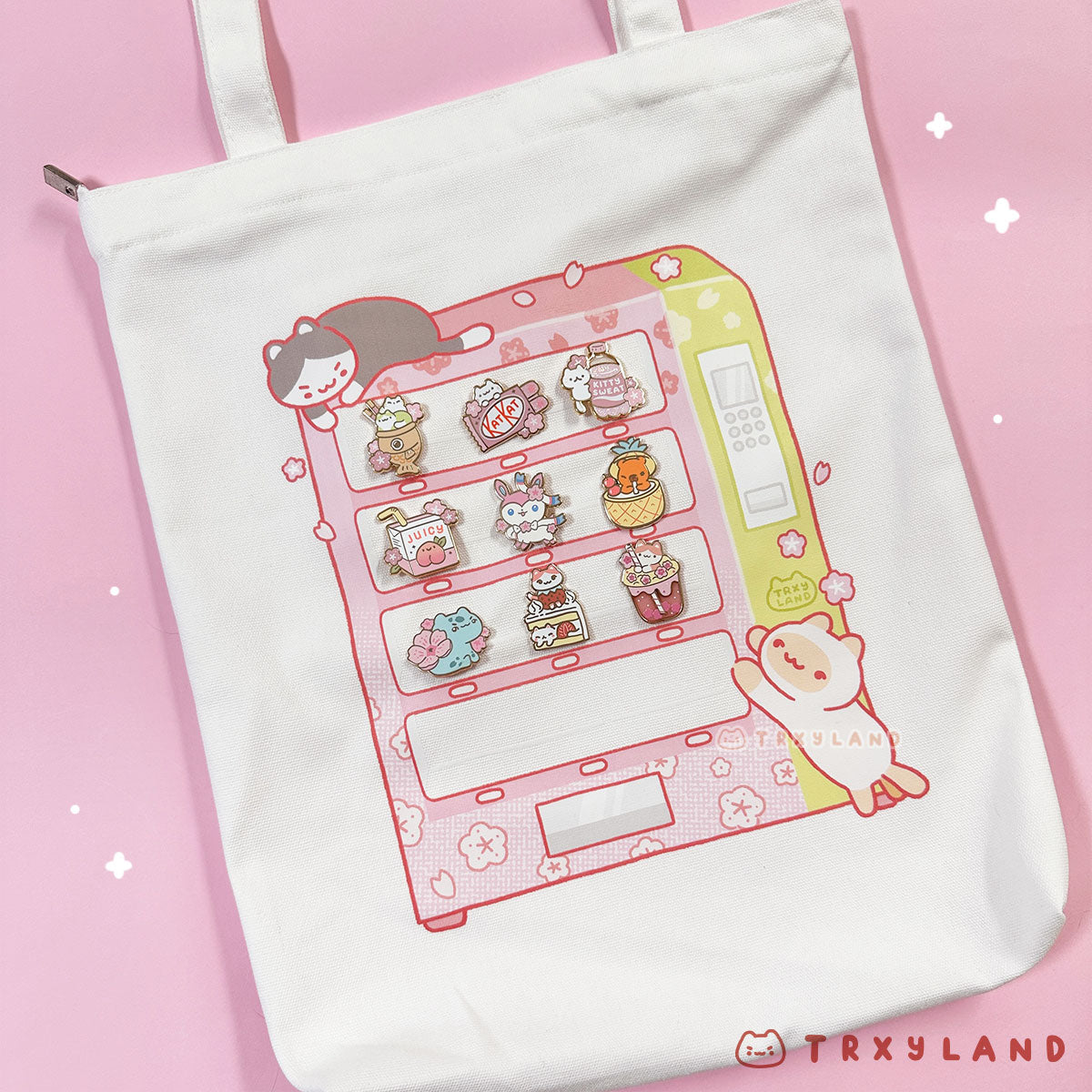 Sakura Sweets Vending Machine Tote Bag
