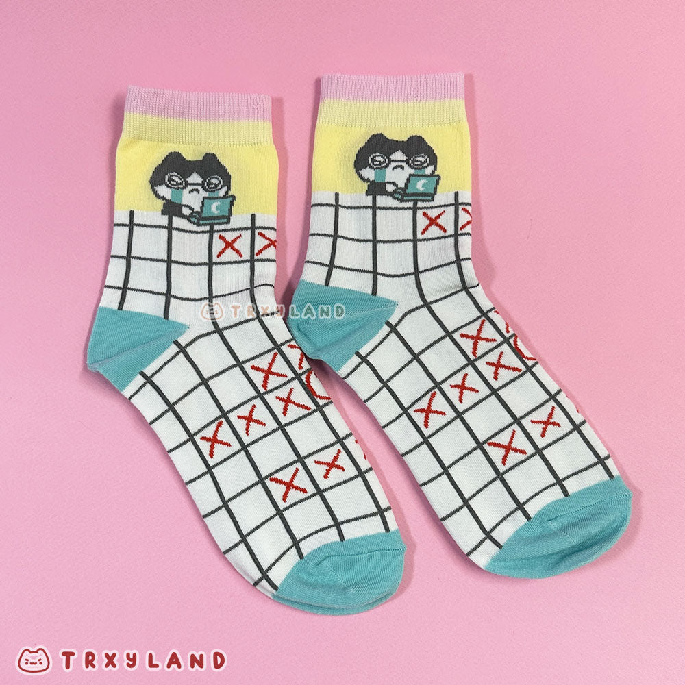 9 to 5 Kitty Socks