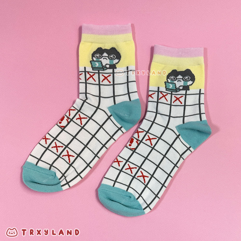 9 to 5 Kitty Socks