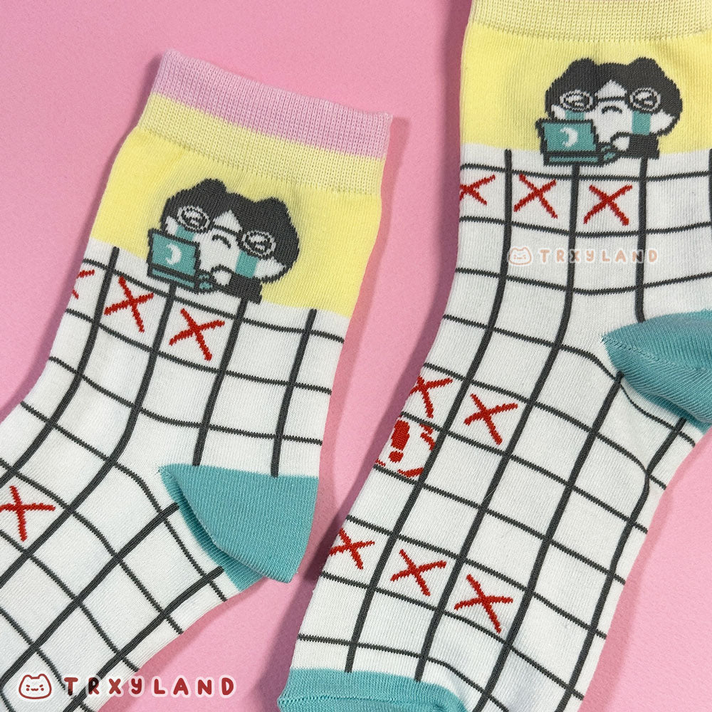9 to 5 Kitty Socks