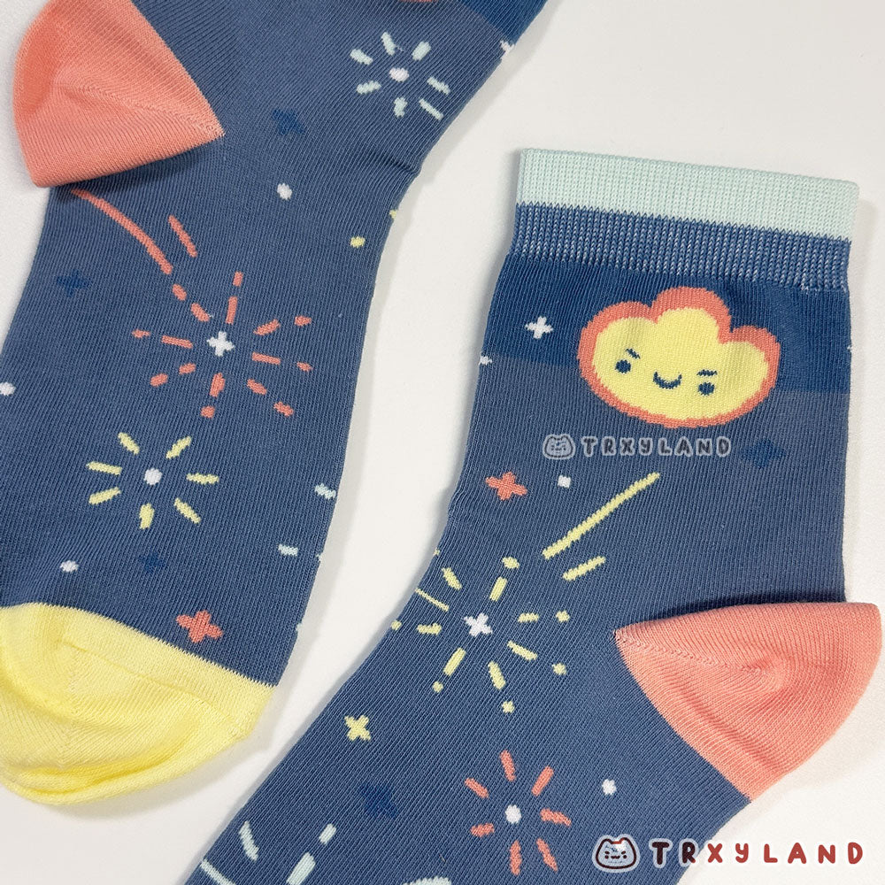 Falling Star Socks