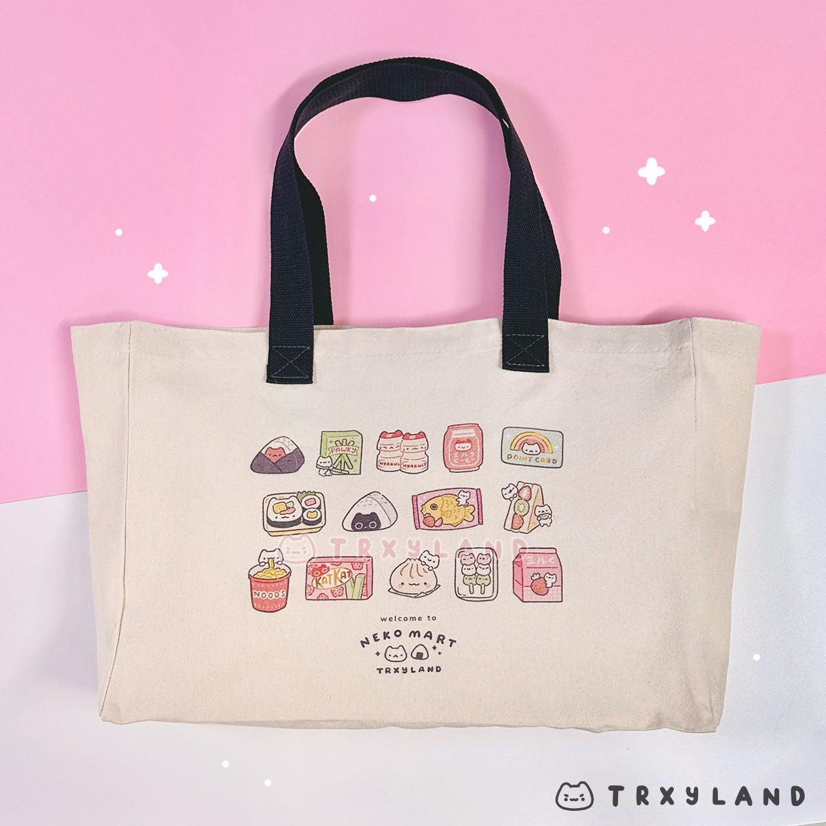 Neko Mart Tote Bag V2 / Oversized Tote
