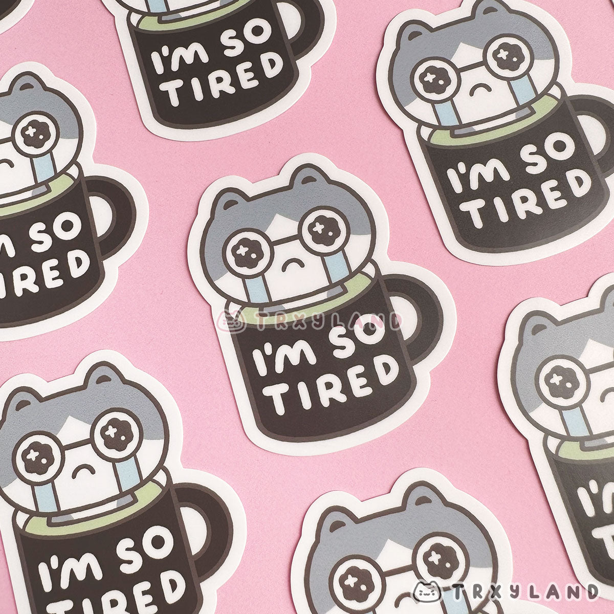 9to5 Kitty Vinyl Stickers Series