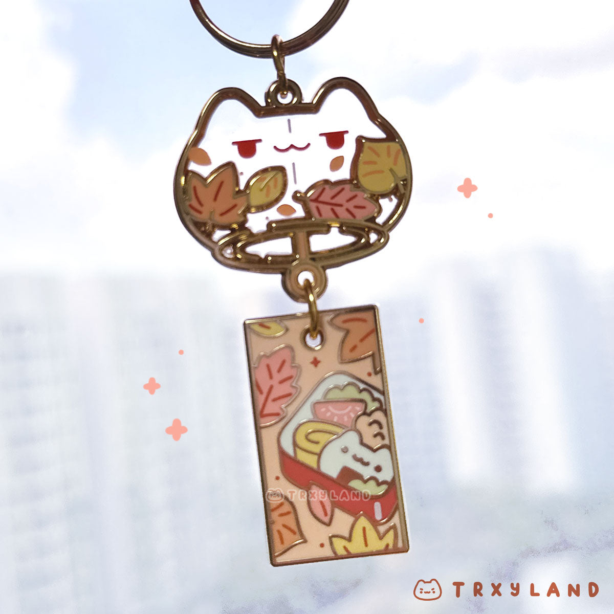 Enamel Keyring - Forest Bento Wind Chime