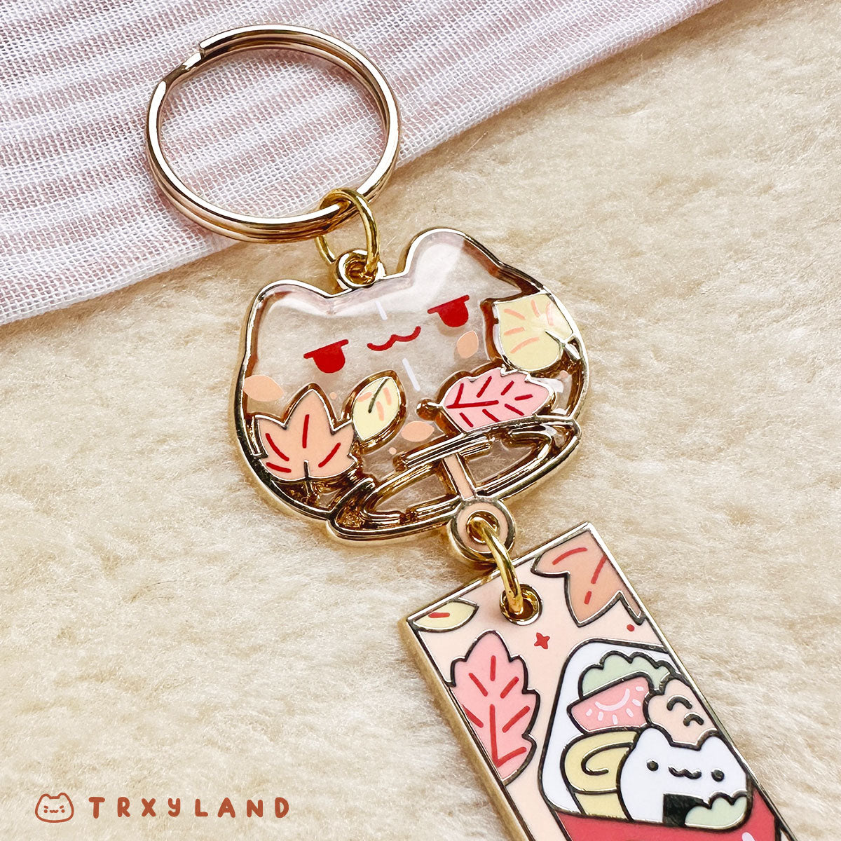 Enamel Keyring - Forest Bento Wind Chime