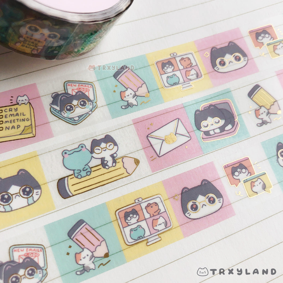 9 To 5 Series Clear Foil Tape