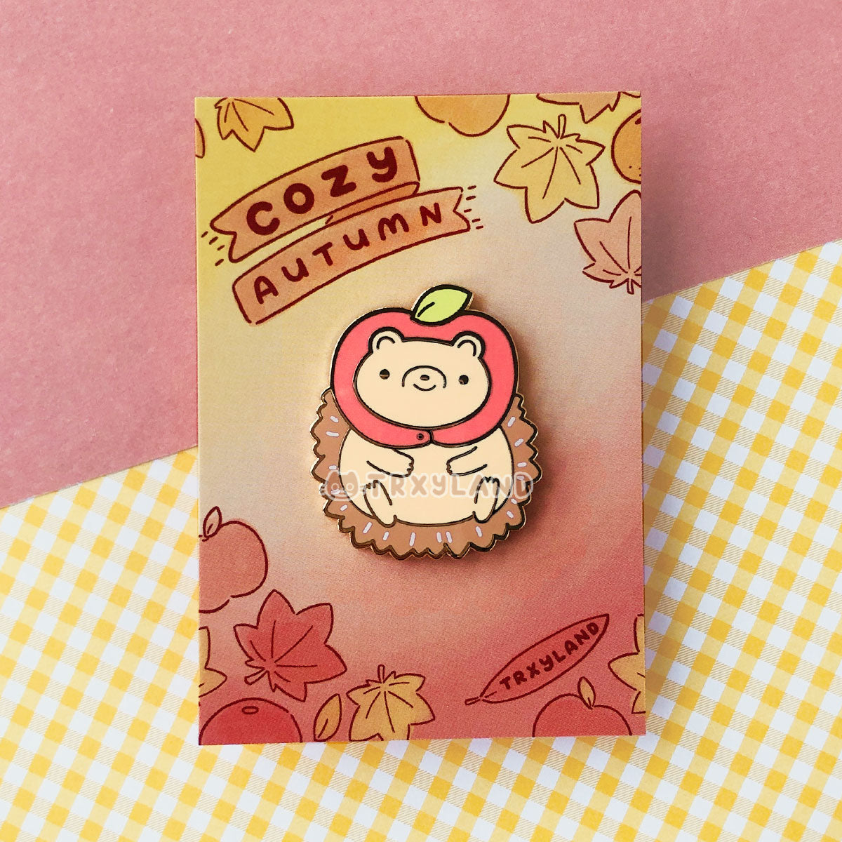 Hedgehog Enamel Pin