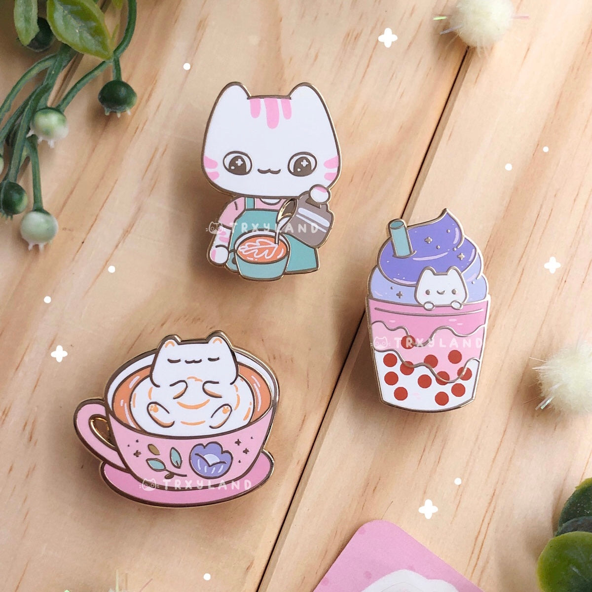 Cozy Latte Enamel Pin