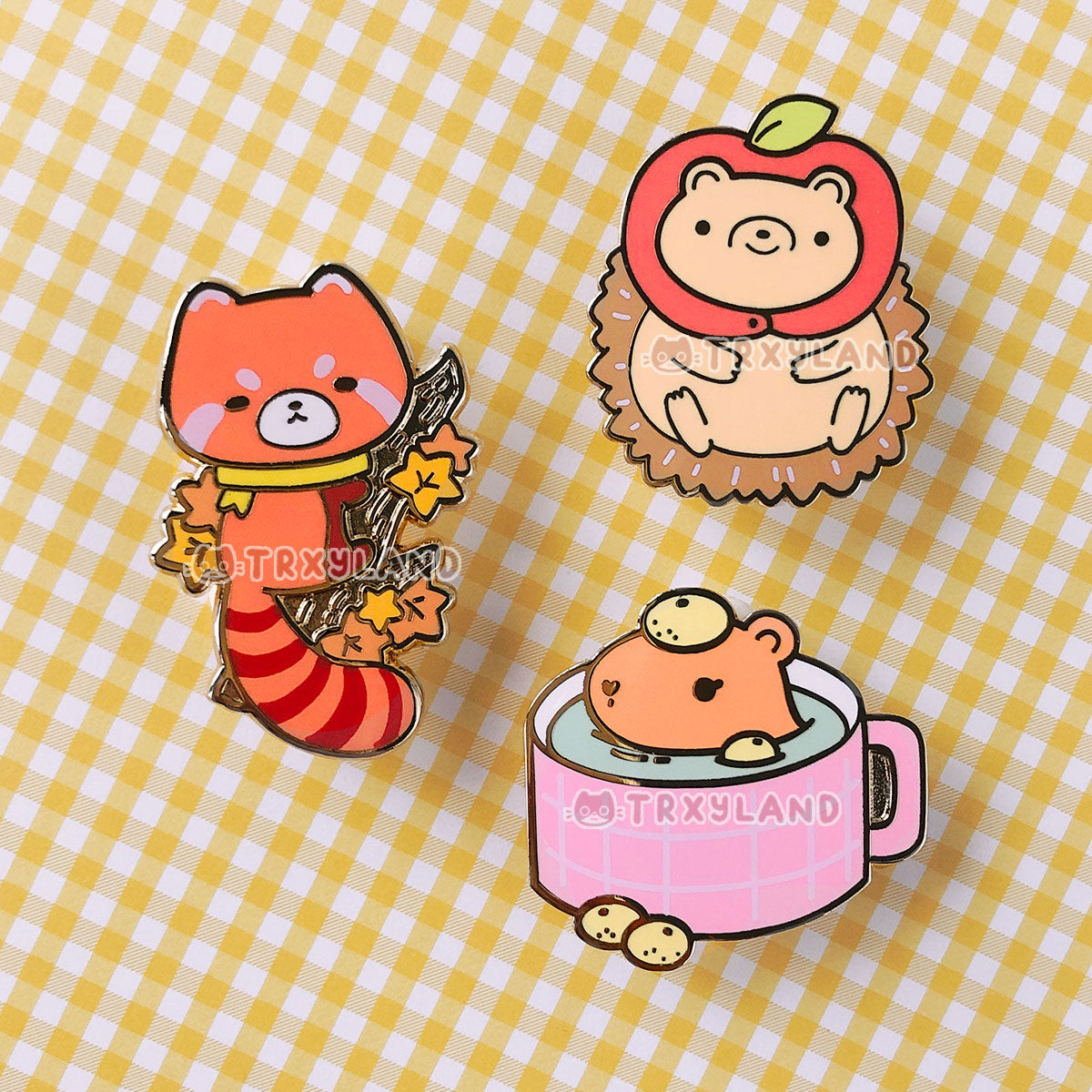 Capy Onsen Enamel Pin