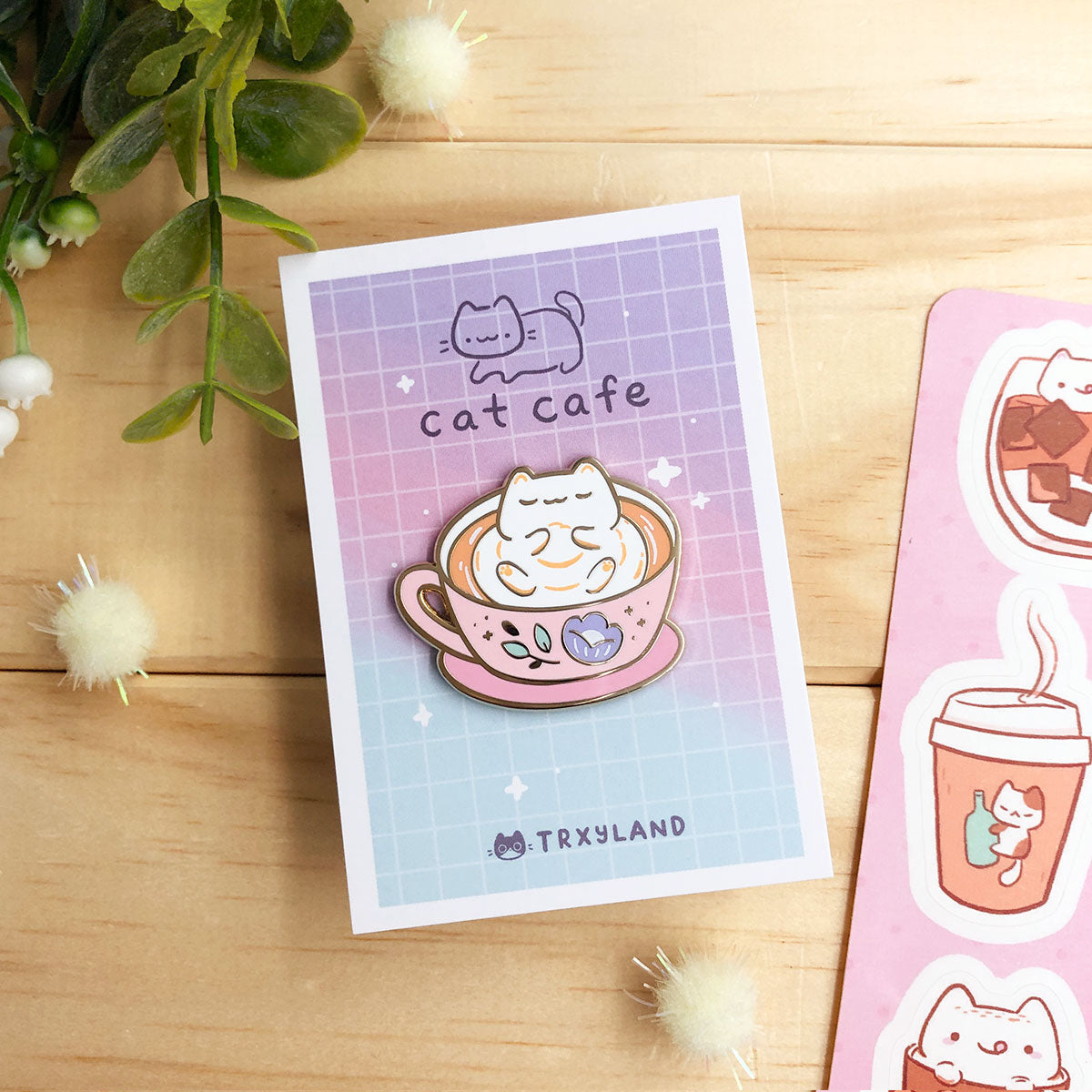 Cozy Latte Enamel Pin
