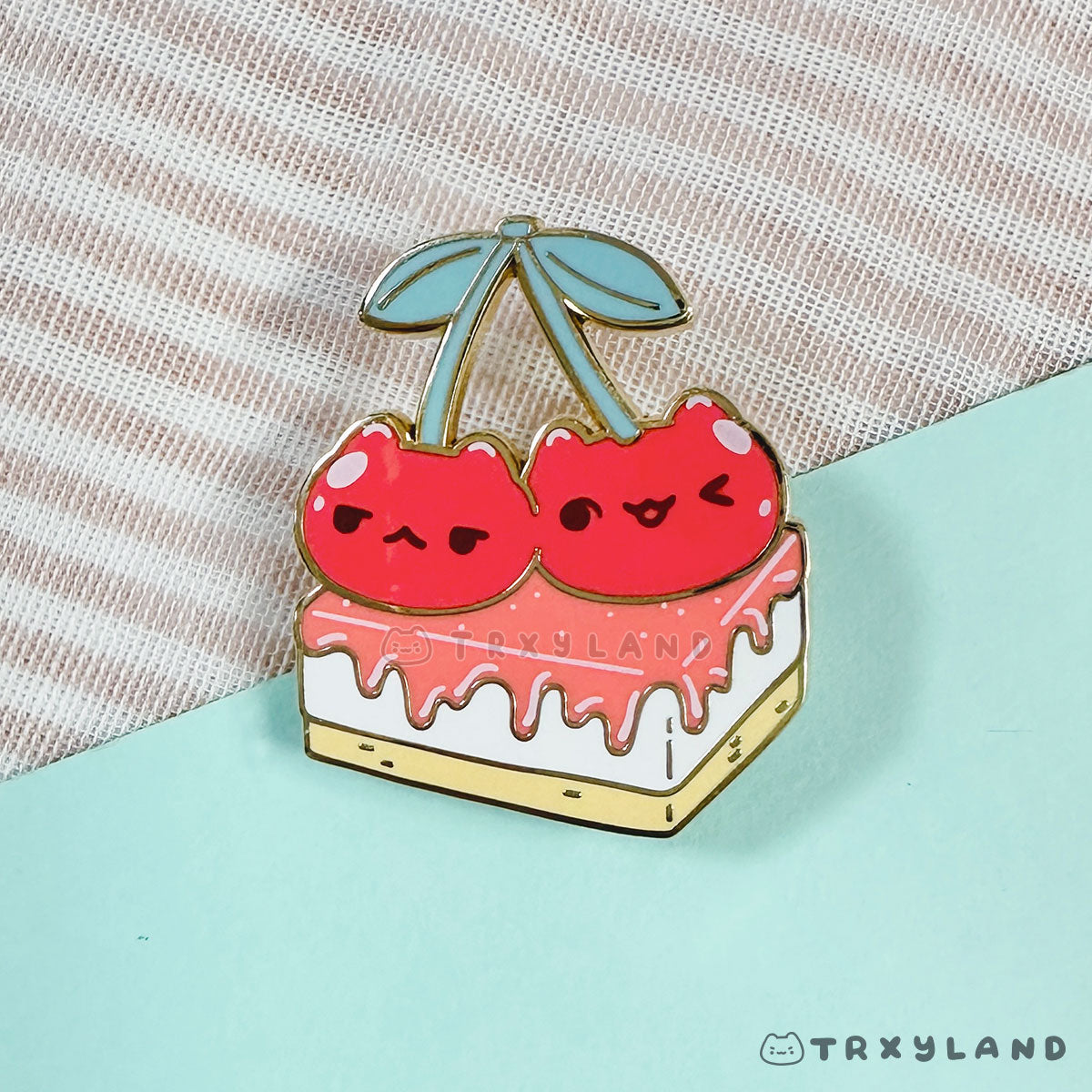 Cherry Date Pin