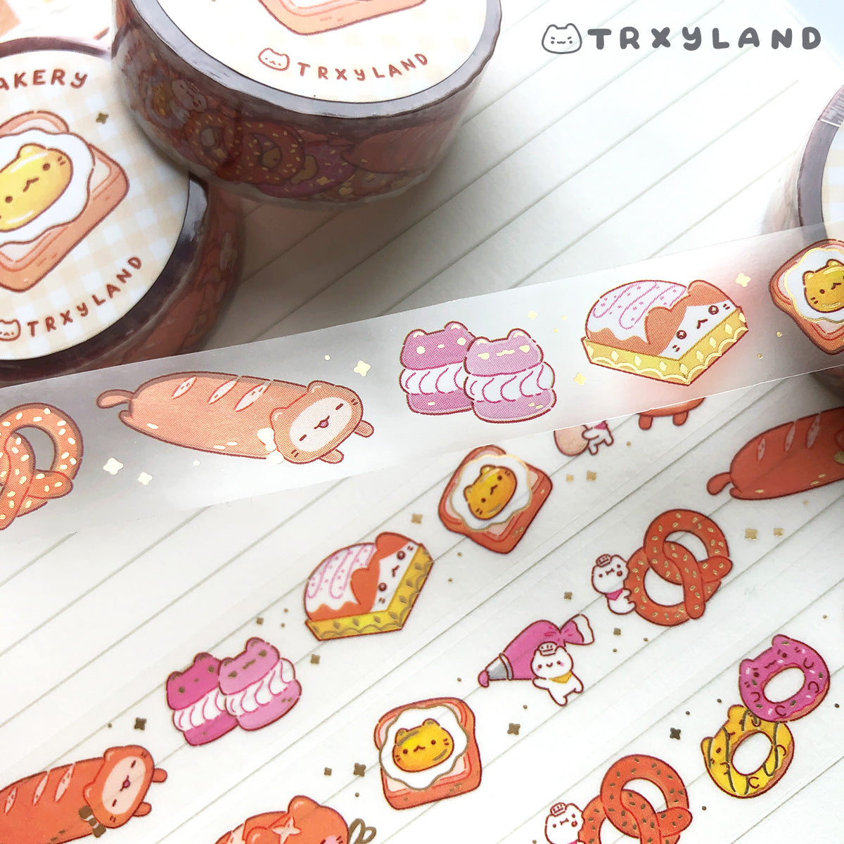 Kitty Bakery Clear Foil Tape