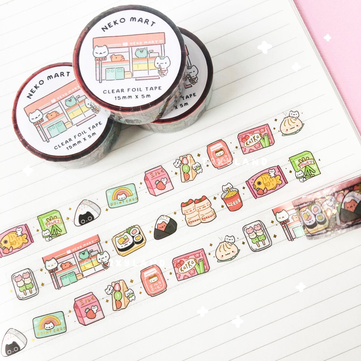 Neko Mart Clear Foil Tape