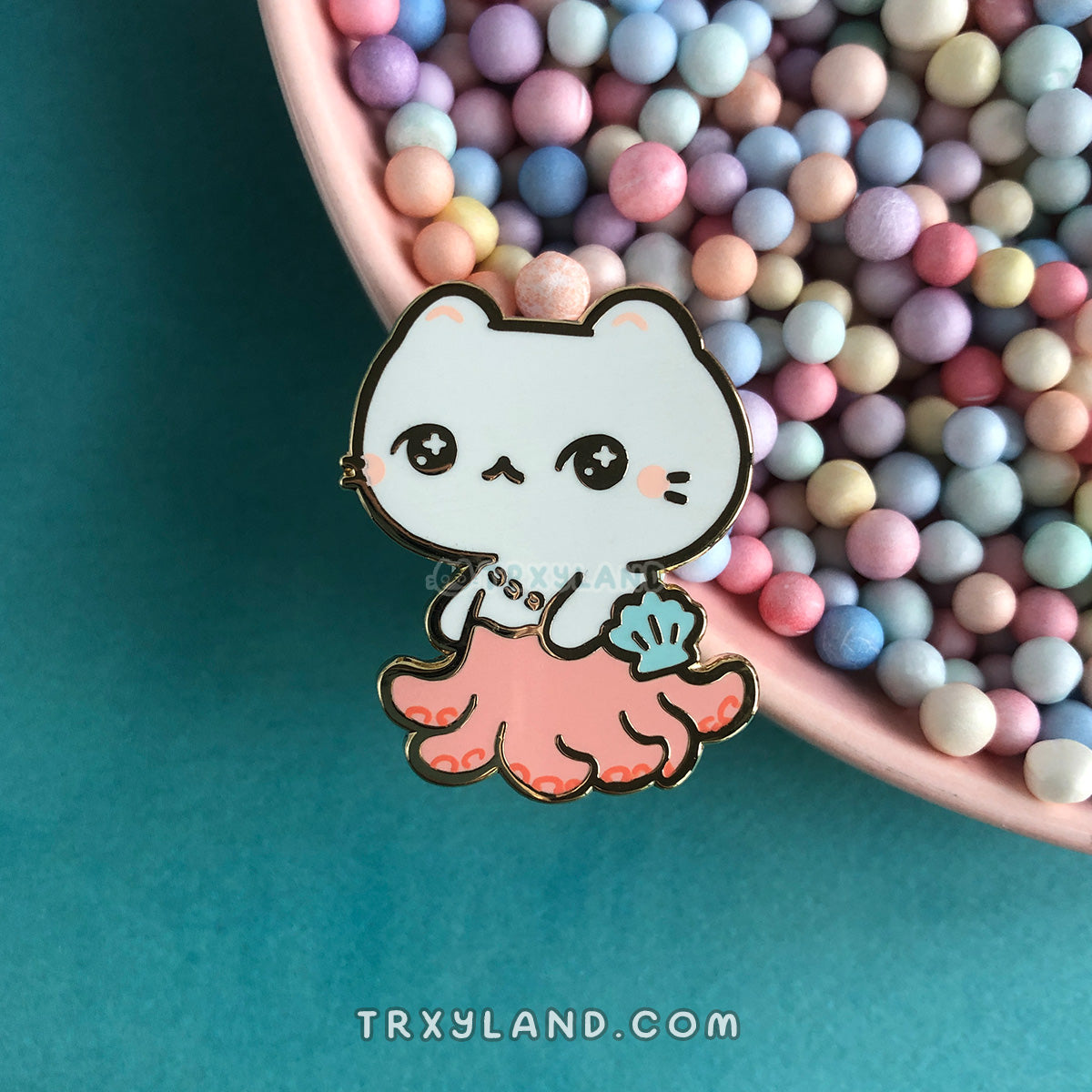 Octokitty Enamel Pin