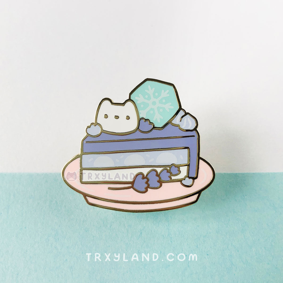 Lavender Tea SUPER Bundle - 3 Enamel Pins + Clear Foil Tape