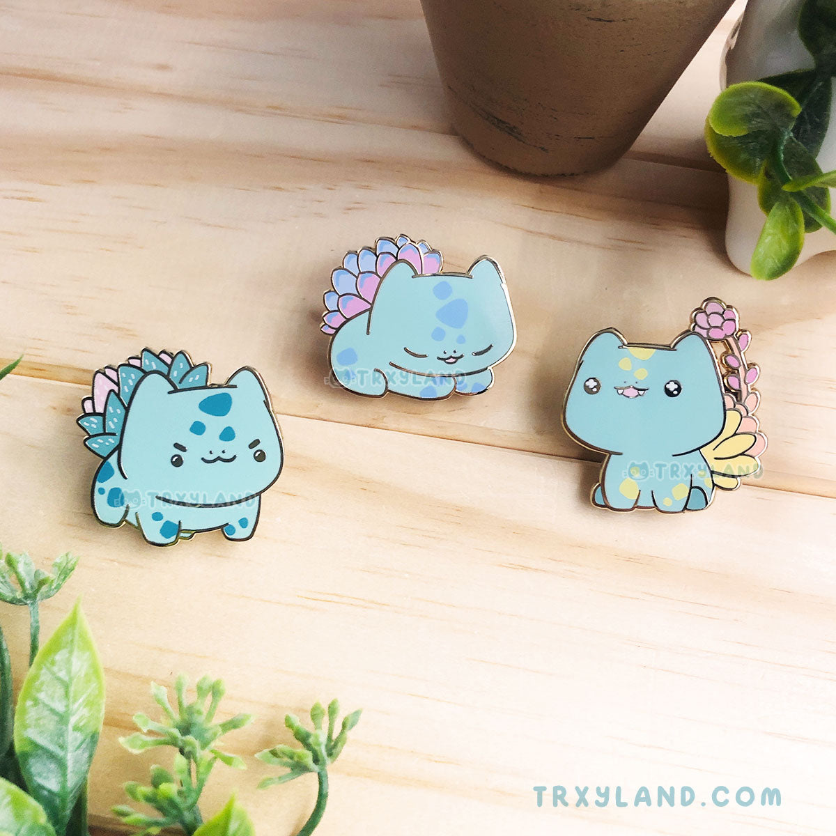 Chonky Plant Boi Enamel Pin