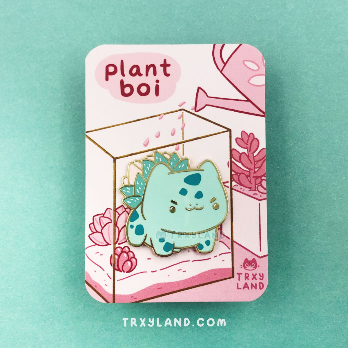 Chonky Plant Boi Enamel Pin