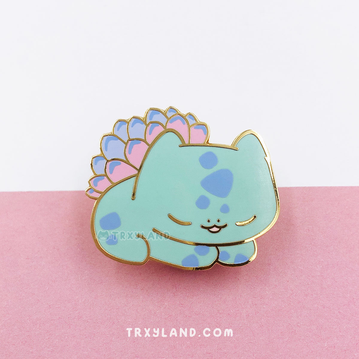 Sleepy Plant Boi Enamel Pin