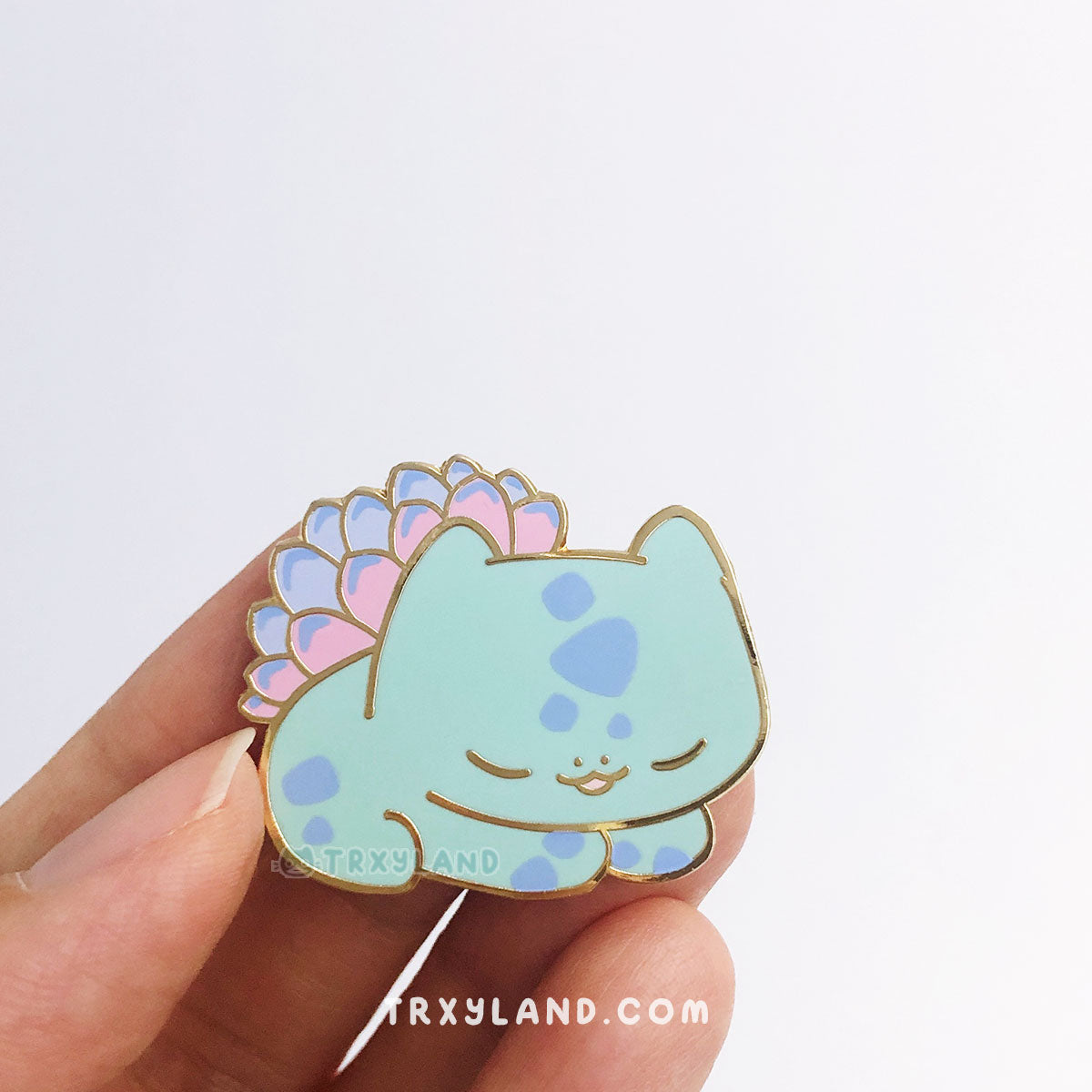 Sleepy Plant Boi Enamel Pin