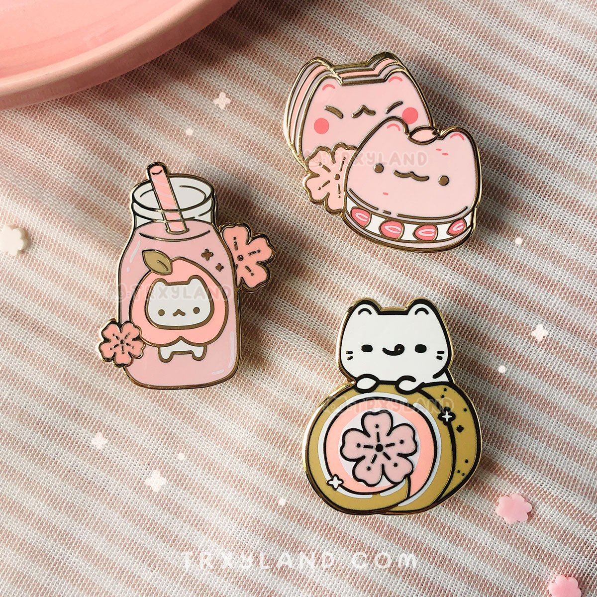 Strawberry Sandwich Enamel Pin