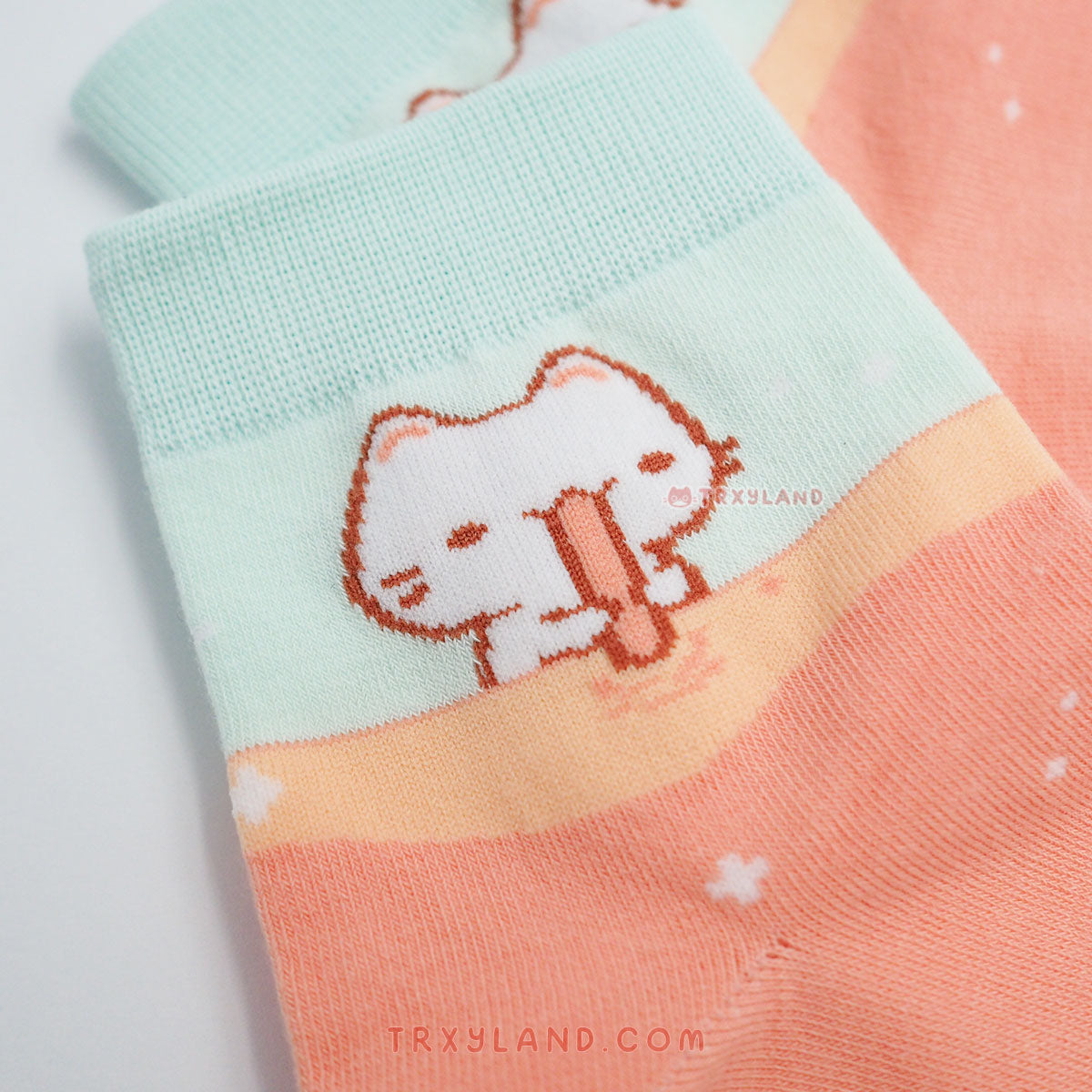 Boba Cat Socks
