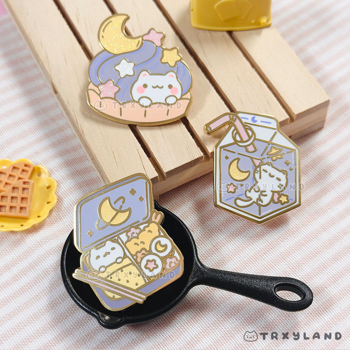 Starry Bento Enamel Pin