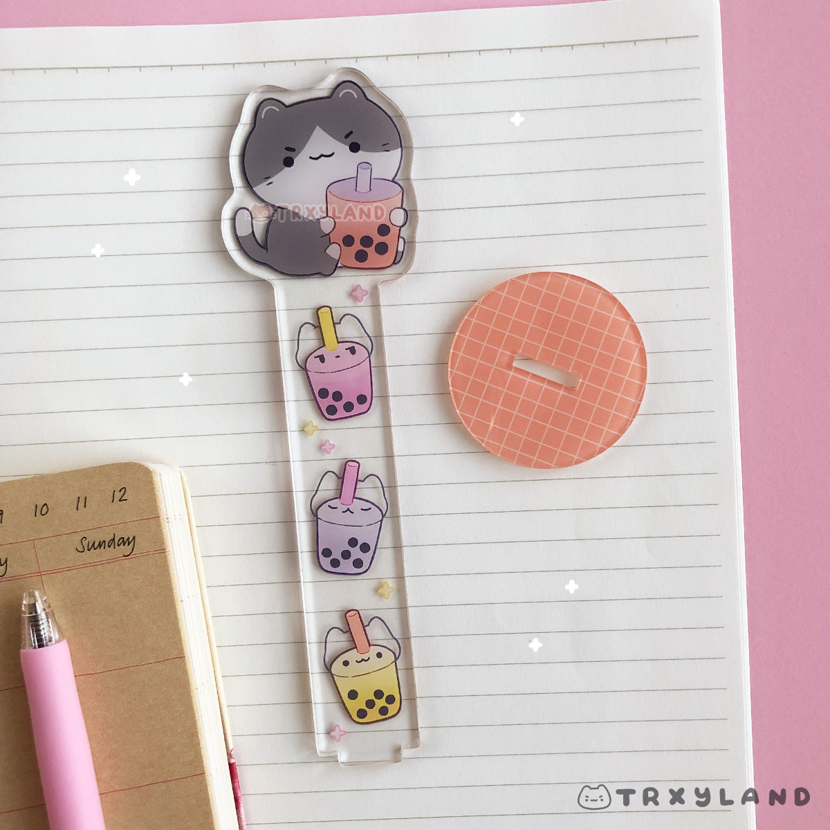 Boba Kitty Washi Stand