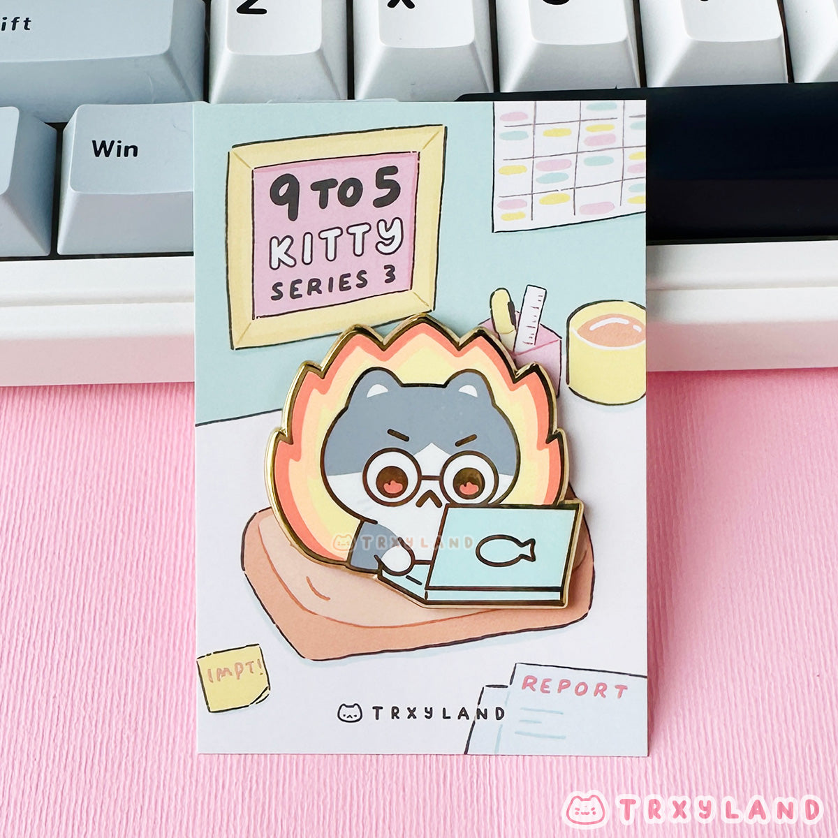 Fired Up Enamel Pin