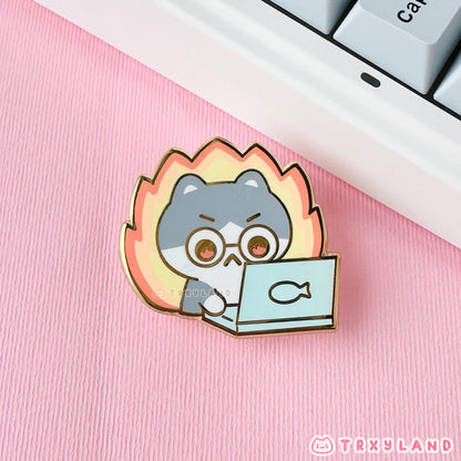 Fired Up Enamel Pin