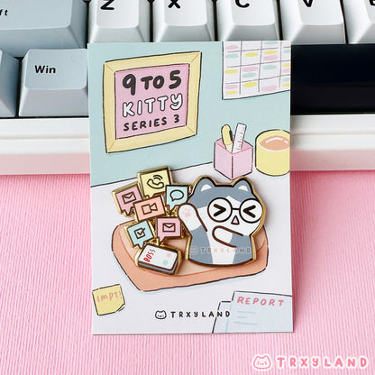 Too Many Notifs Enamel Pin