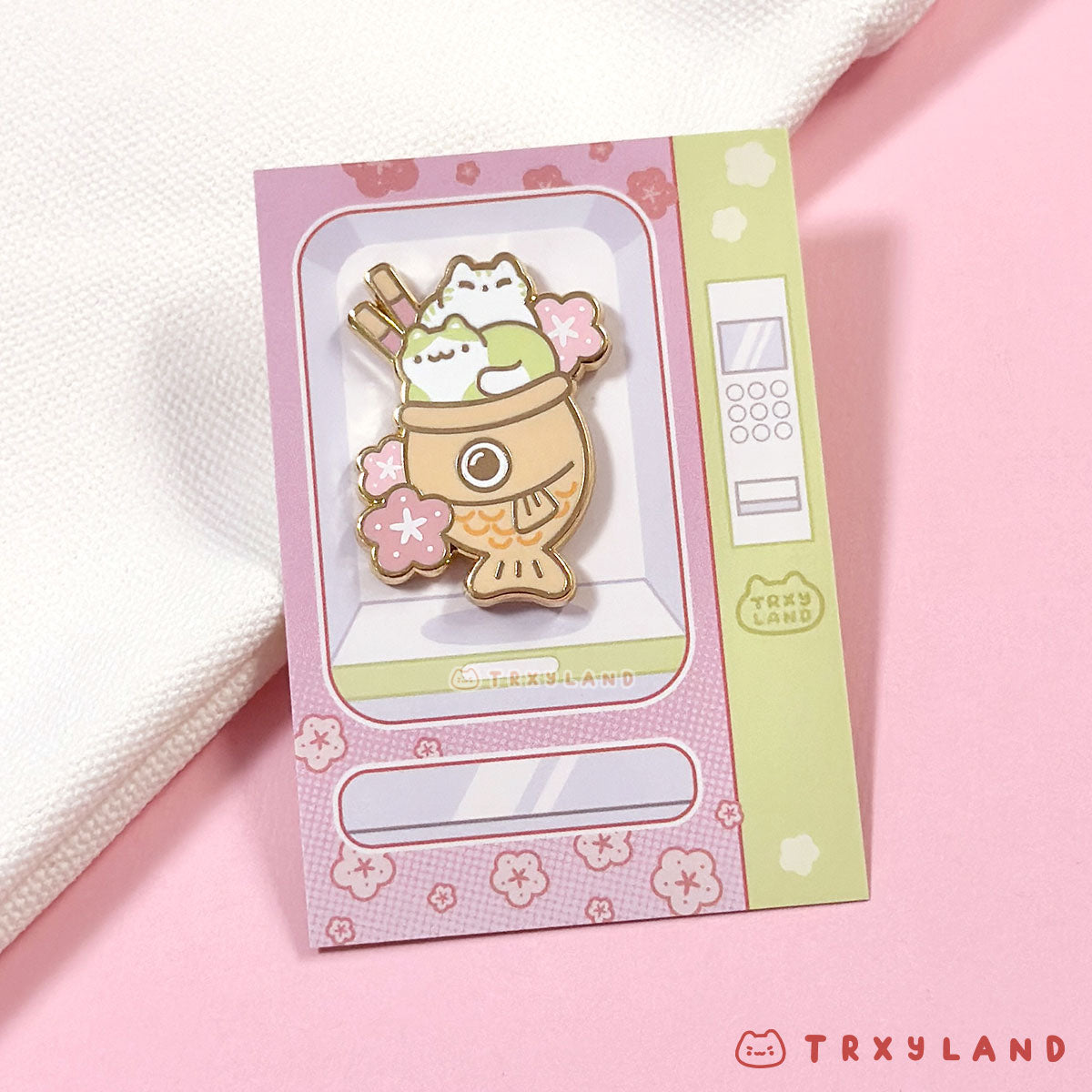 Taiyaki Sweets Enamel Pin