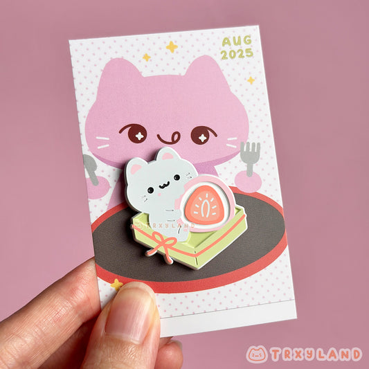 Strawberry Mochi Pin