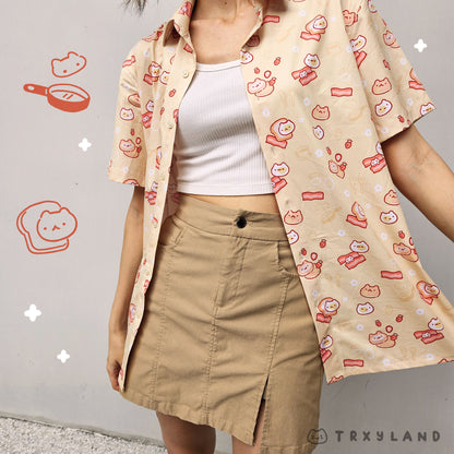 Breakfast Friends Short Sleeve Shirt