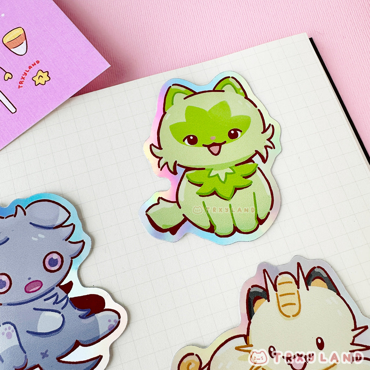 Kitty Type Mons Vinyl Sticker Pack