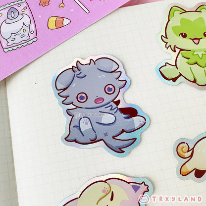 Kitty Type Mons Vinyl Sticker Pack