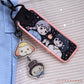 Howl & Sophie woven Keyring & Charm