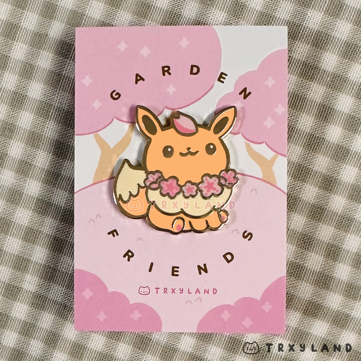 Eevee Garden Friend Enamel Pin / Garden Friends Series - TRXYLAND