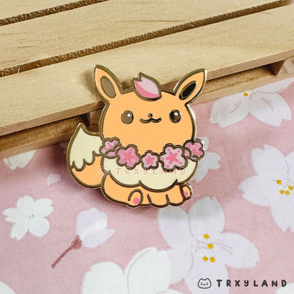 Eevee Garden Friend Enamel Pin