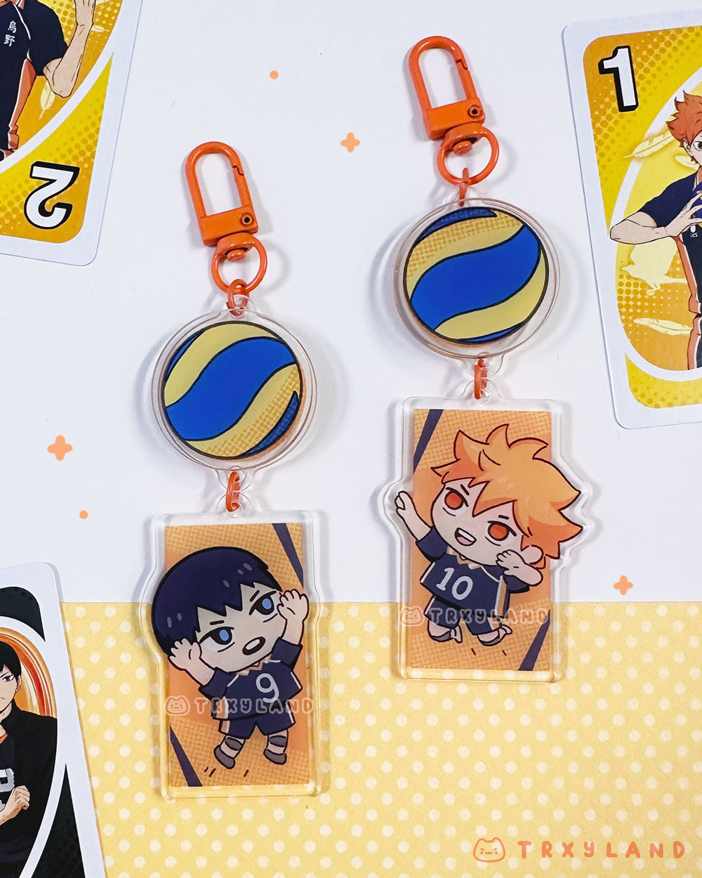 HQ Charm & Sticker Bundle 1 - Kageyama & Hinata