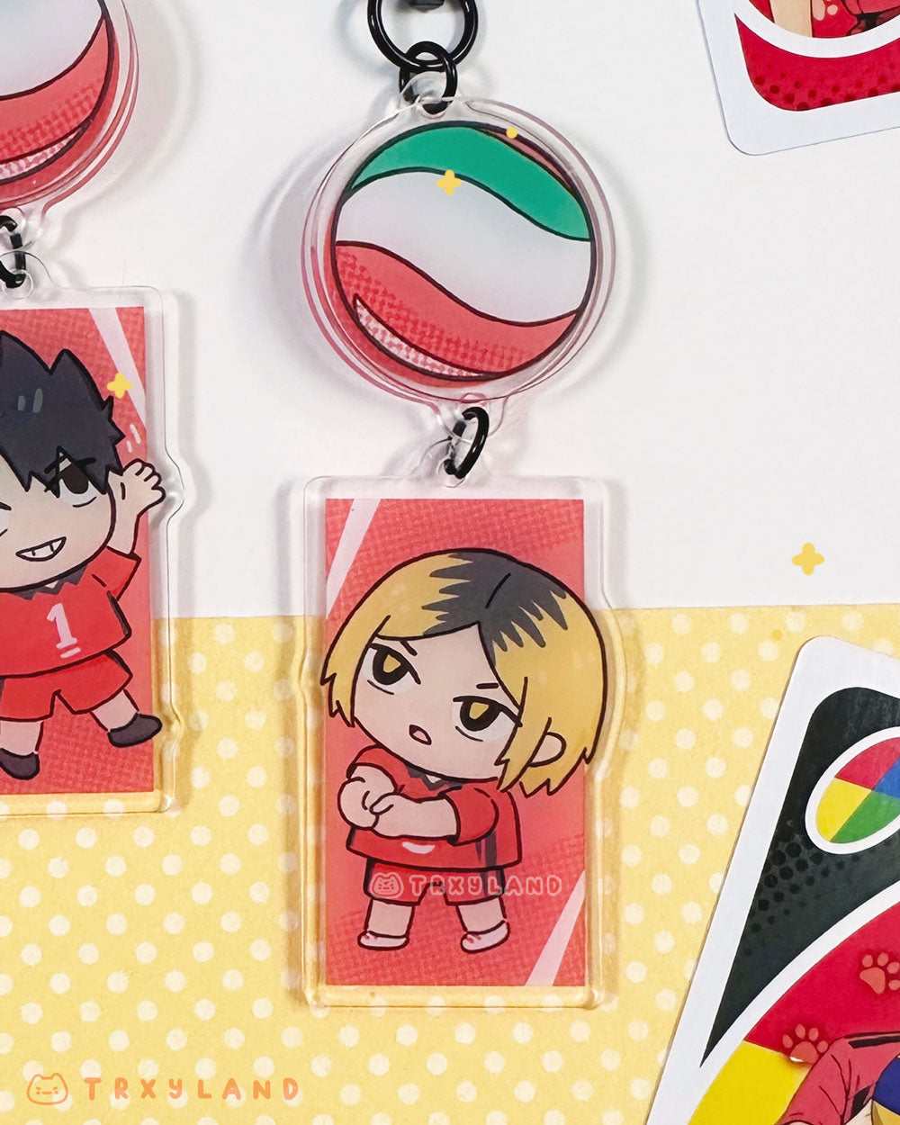 HQ Spinning Charm - Kuroo OR Kenma