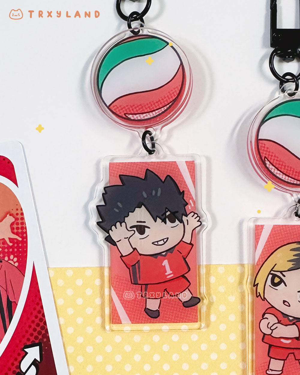 HQ Spinning Charm - Kuroo OR Kenma