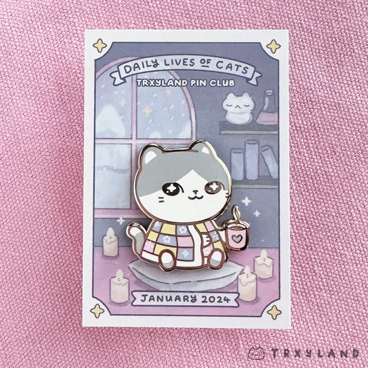 Cozy Kitty Pin