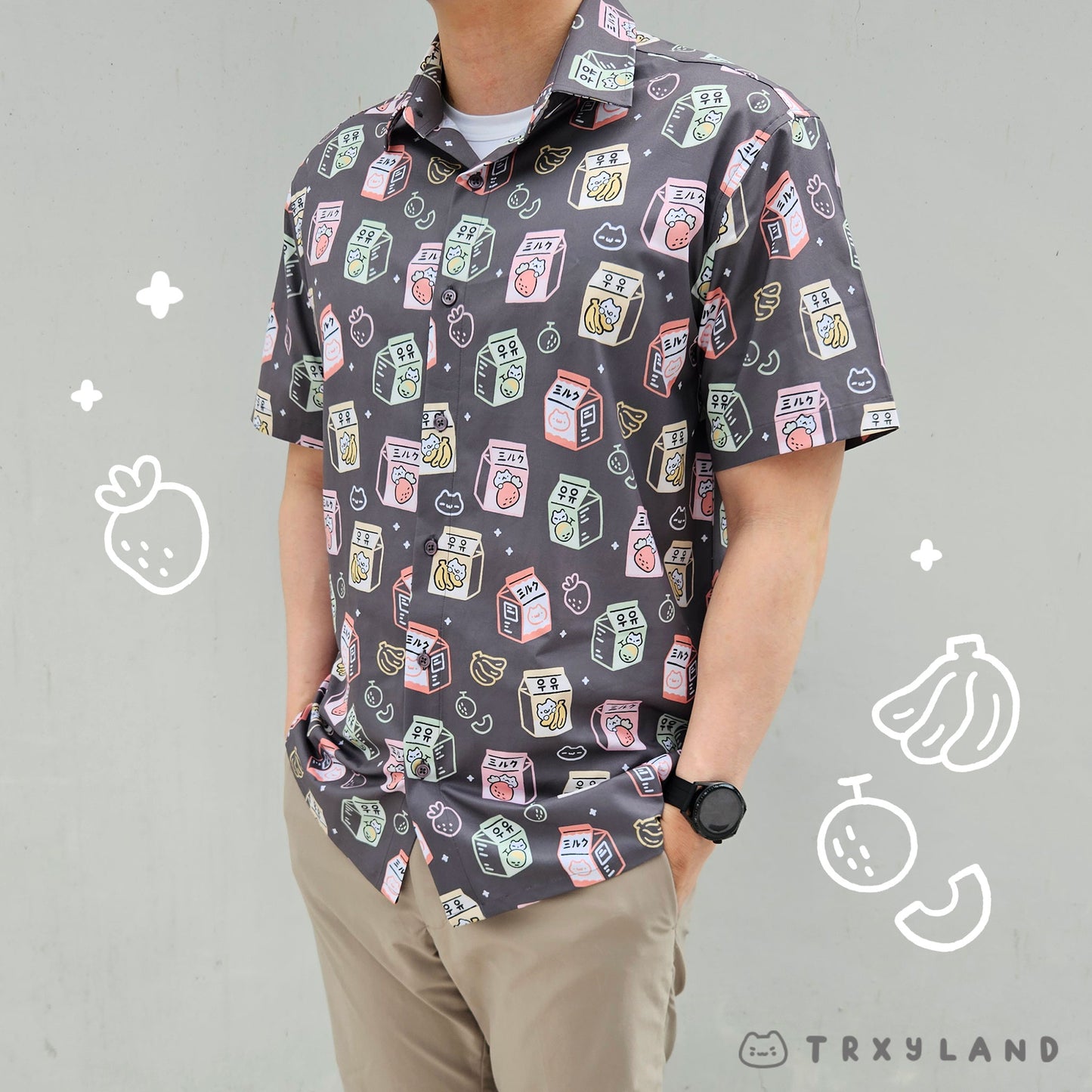 Milk Cartons Short Sleeve Shirt