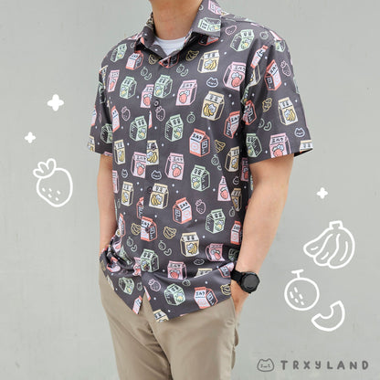 Milk Cartons Short Sleeve Shirt