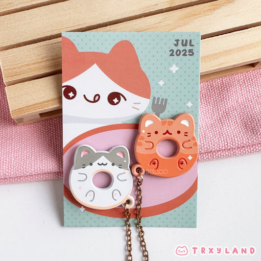Donut Kitties Pin